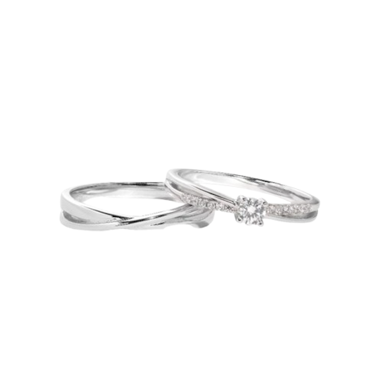 DAVINA Couple Prince Belle Rings 1