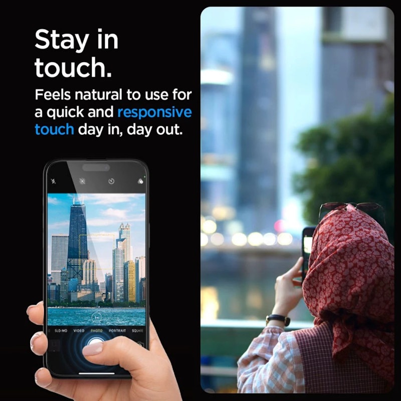 Spigen Glas tR EZ Fit Tempered for iPhone 2