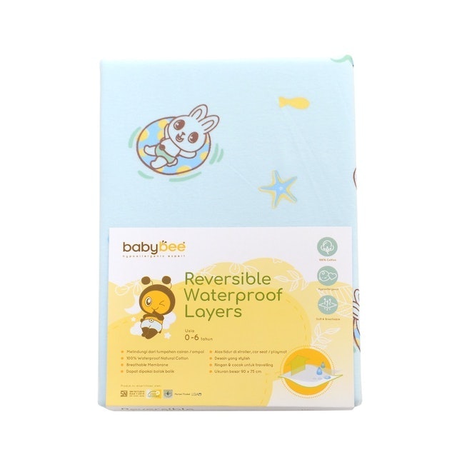 Babybee Reversible Waterproof Layers Printed