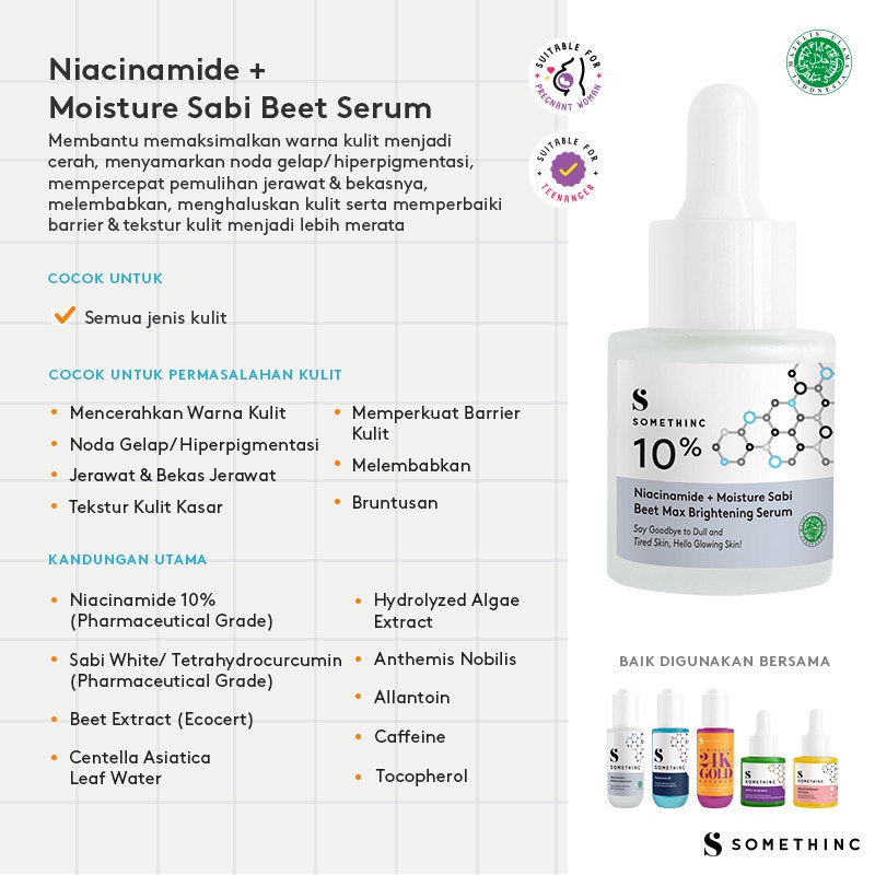 10% Niacinamide + Moisture Sabi Beet Max Brightening Serum 3