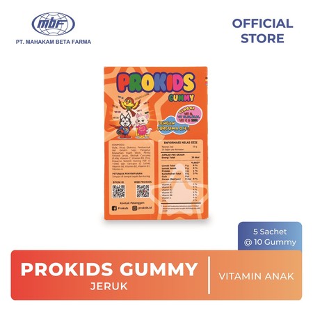 Mahakam Beta Farma Prokids Gummy Jeruk