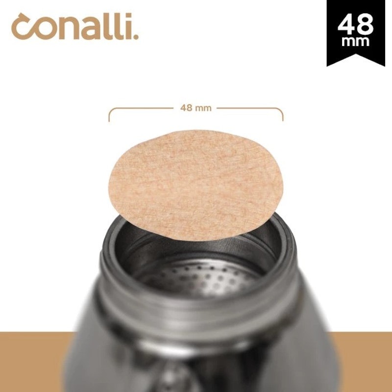 Conalli Paper Filter Mokapot Unbleached 5