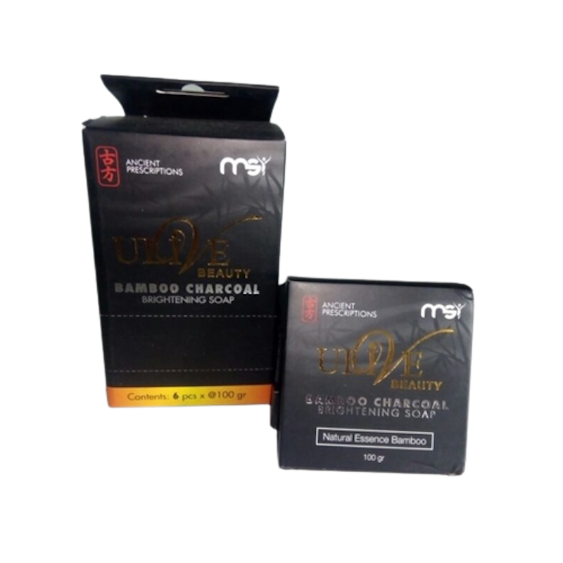 Ulive Beauty Bamboo Charcoal Brightening Soap 1