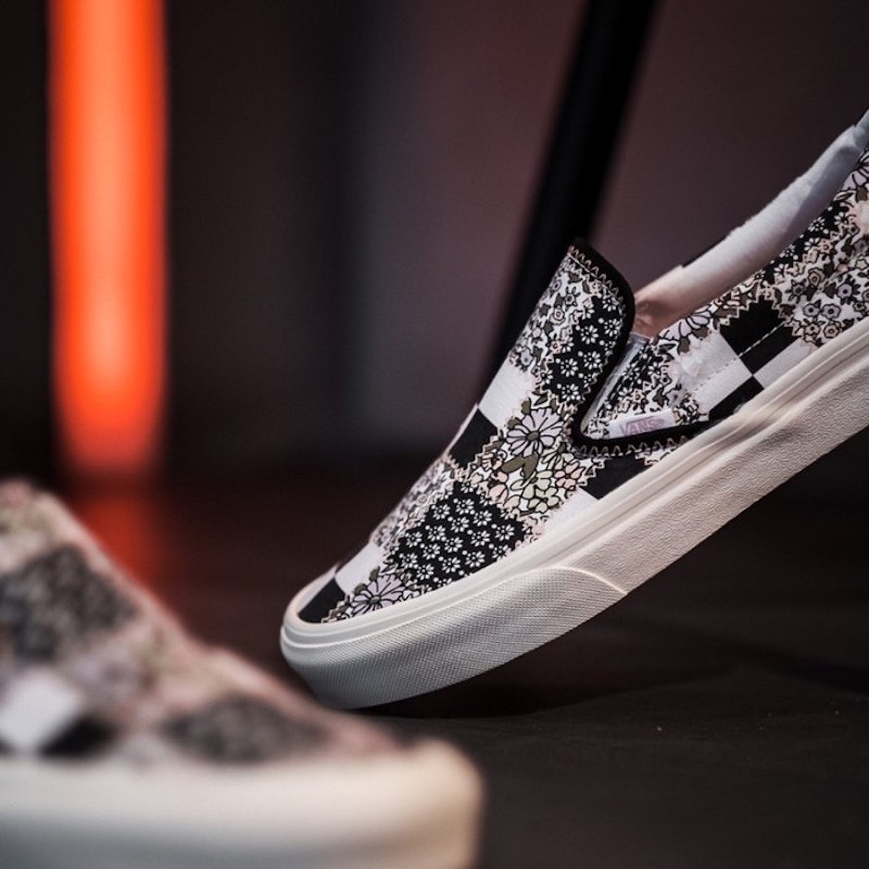 Vans Slip On Patchwork Floral Multi Marshmallow 2
