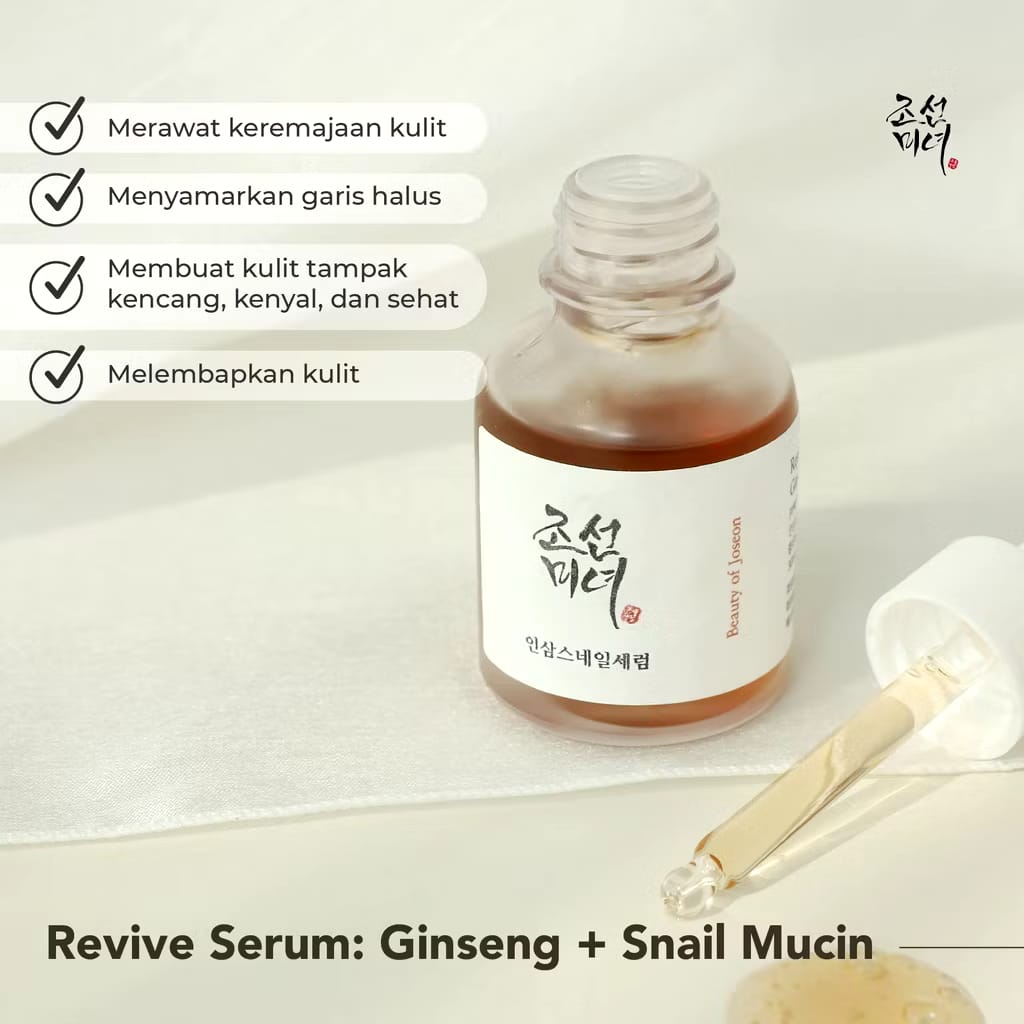 Goodai Global Beauty of Joseon Revive Serum: Ginseng + Snail Mucin 