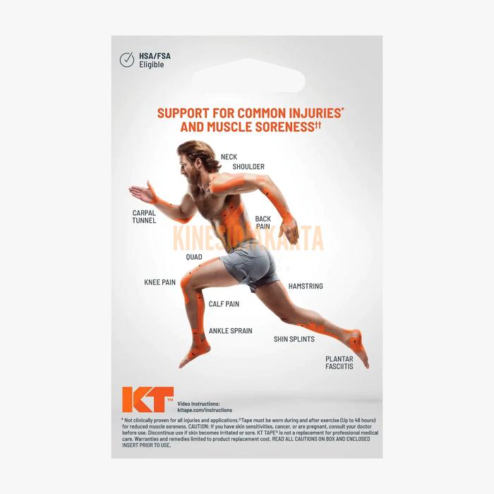  KT Tape Pro Ice Precut Kinesiology Tape 