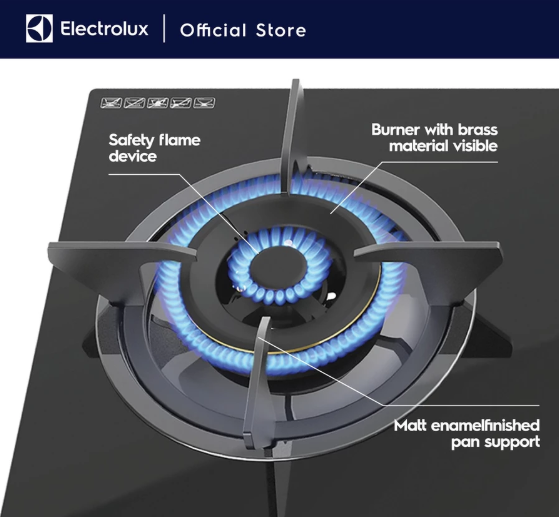 Electrolux Electrolux Kompor Gas Tanam UltimateTaste 300 dengan 3 Tungku 90cm EHG9330BE