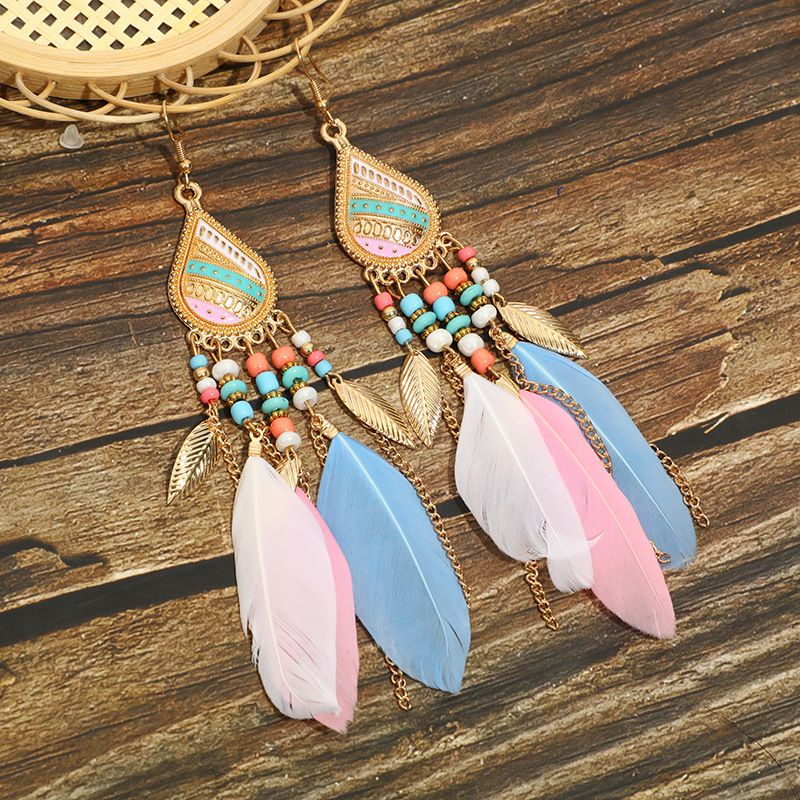  Anting Bohemian Bulu