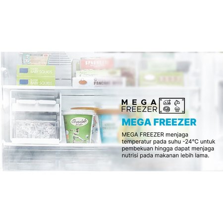 SHARP Electronics SHARP Side by Side Series Kulkas SJ-IS61GA-BK