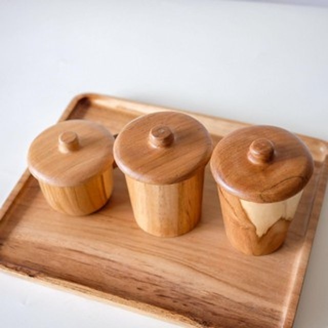 Tutup Gelas Kayu Jati