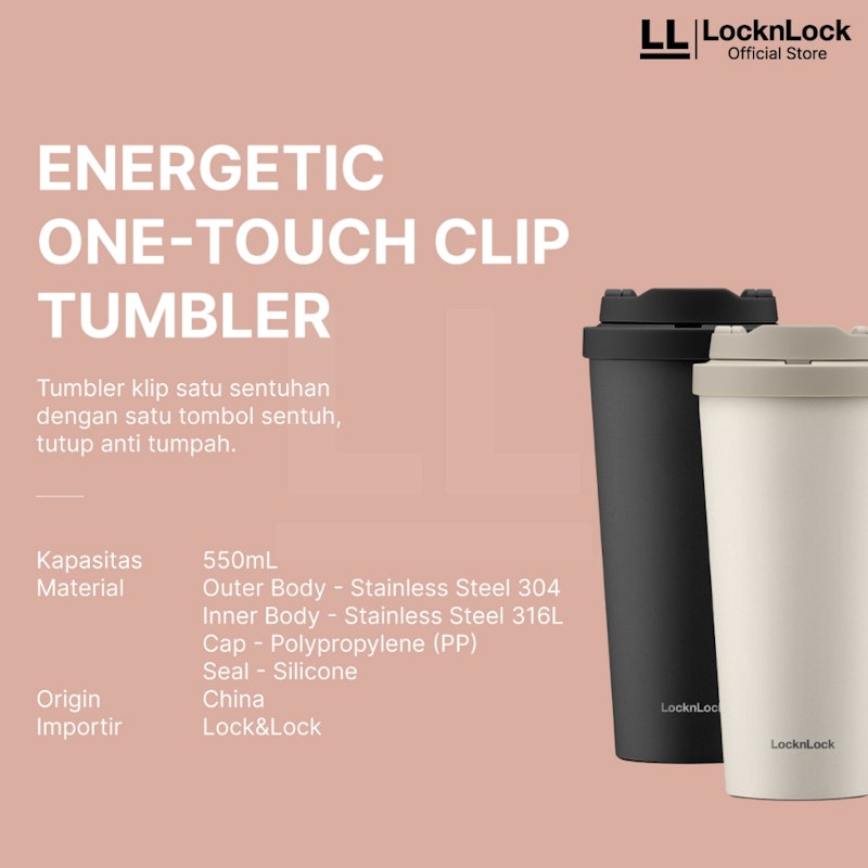 One Touch Clip Tumbler 550 ml 4