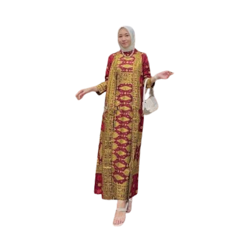 Gamis Songket Palembang 2