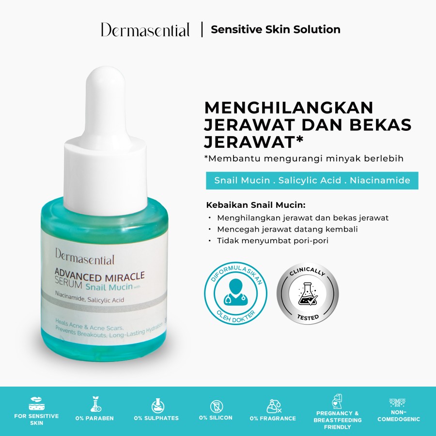  Dermasential Snail Mucin Advanced Miracle Serum
