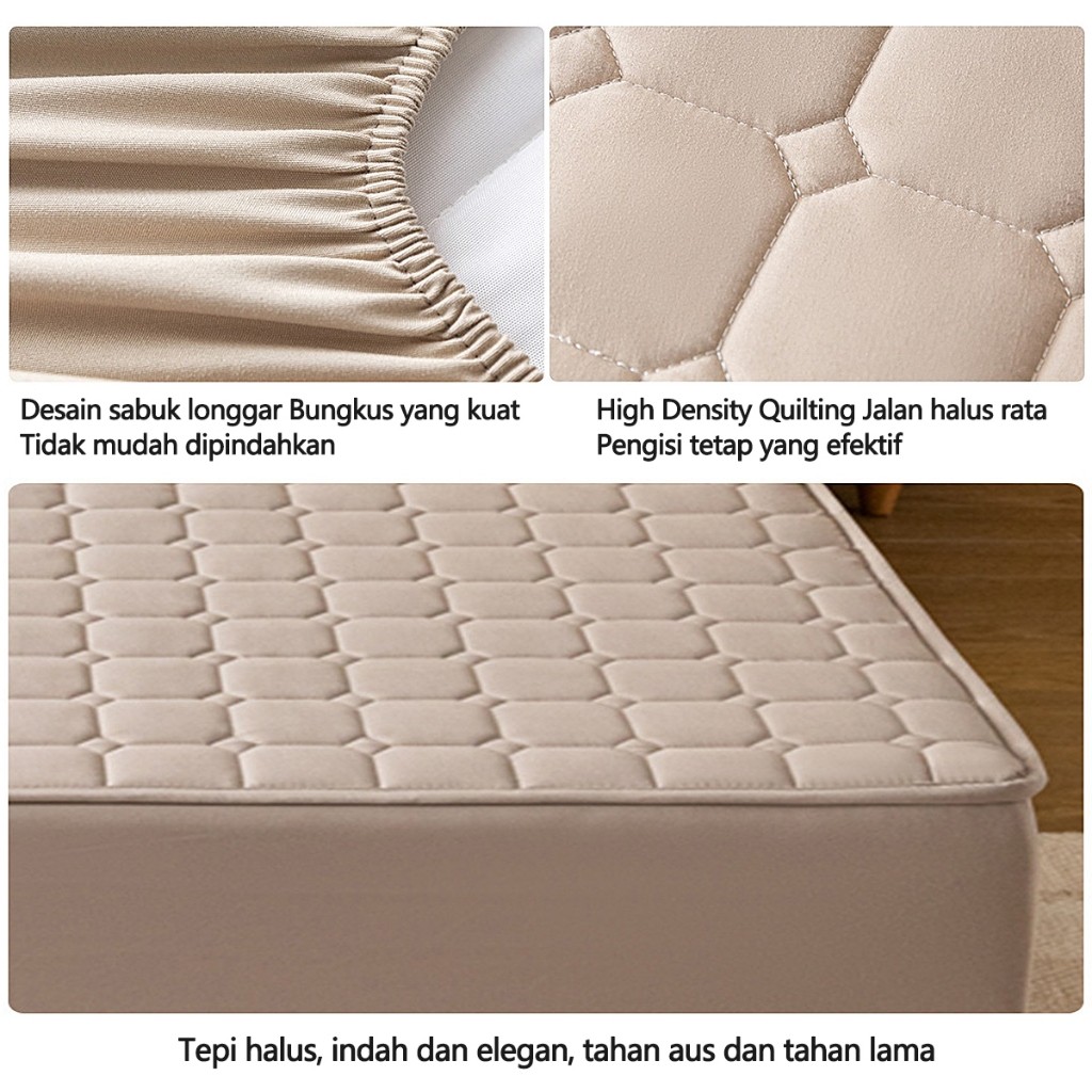 Sunfay Sprei Waterproof Anti Ompol Bamboo Shield