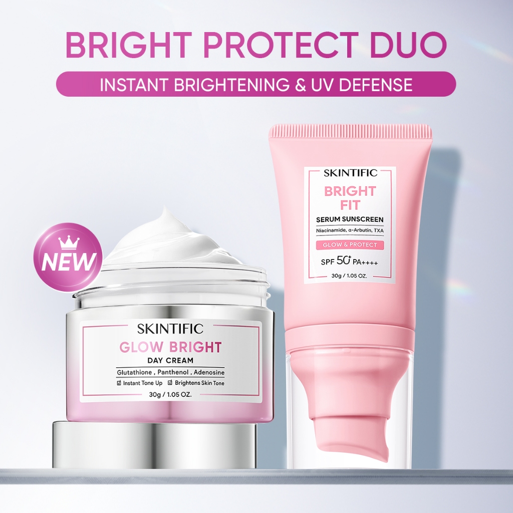 SKINTIFIC Cosmetics SKINTIFIC 2PCS Bright Protect Duo