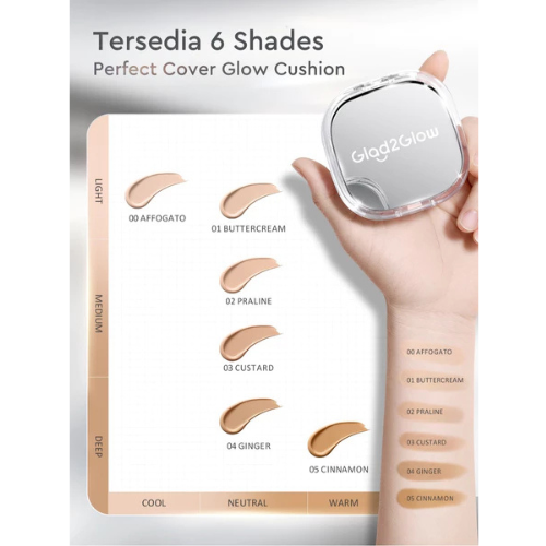 Suntone Wisdom Indonesia Glad2Glow Perfect Cover Glow Cushion 00 Affogato