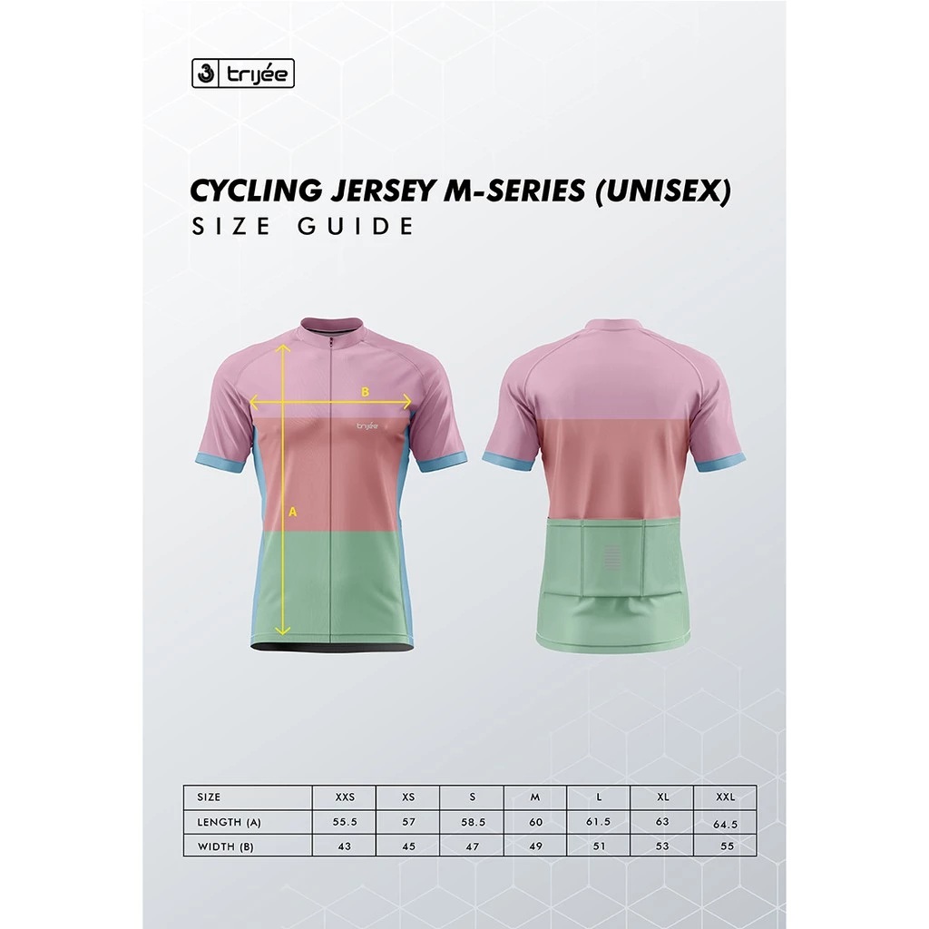 UJEE MERAKI GAYA Trijee Unisex Jersey Sepeda M-Series Orange