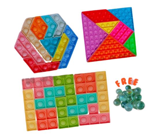 Tangram Pop It Puzzle