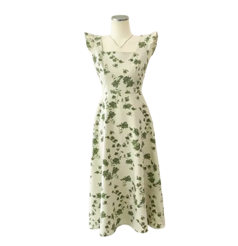 Emita Bloom Flowy Korean Style Dress 1