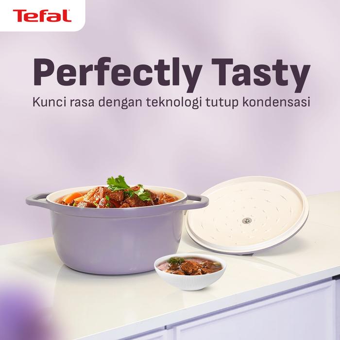 Tefal® Panci Casserole Ceramic Air Stewpot 20 Cm Anti Lengket