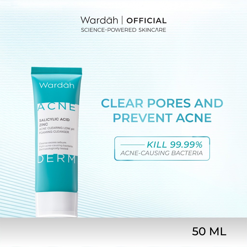 Paragon Technology and Innovation Wardah Acnederm Acne Clearing Low pH Foaming Cleanser