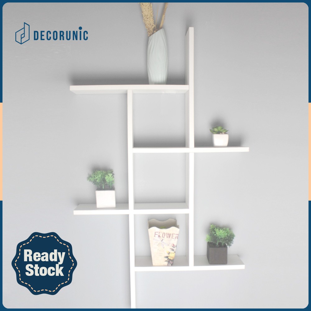 Decorunic Rak Dinding Tagar Minimalis / Rak Ambalan