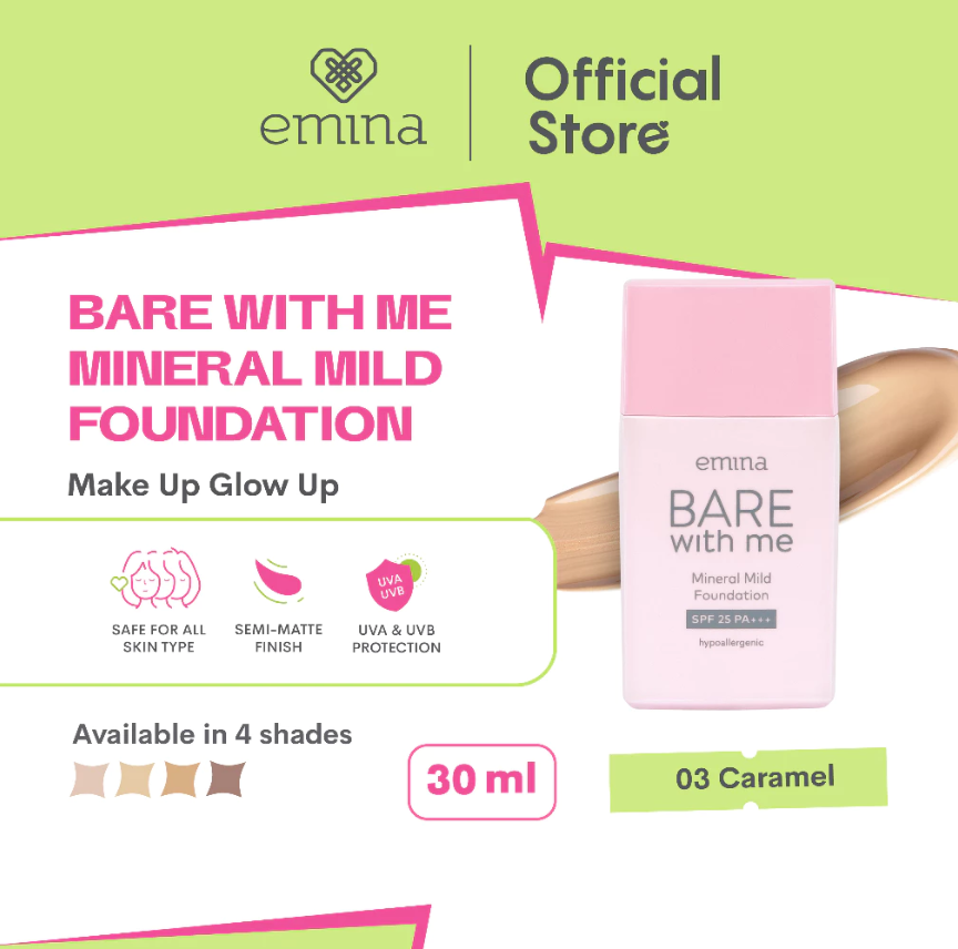 Emina Cosmetics Bare with Me Mineral Mild Foundation