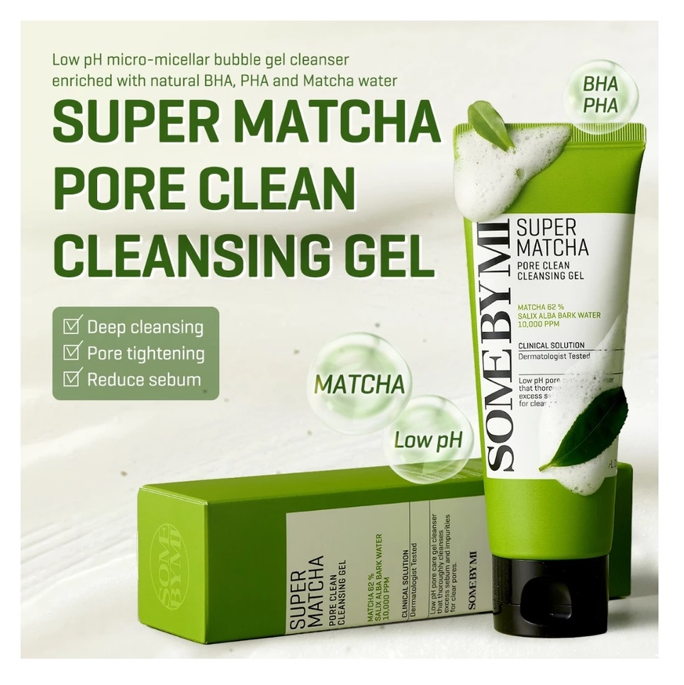 Perennbell SOME BY MI Super Matcha Pore Clean Cleansing Gel