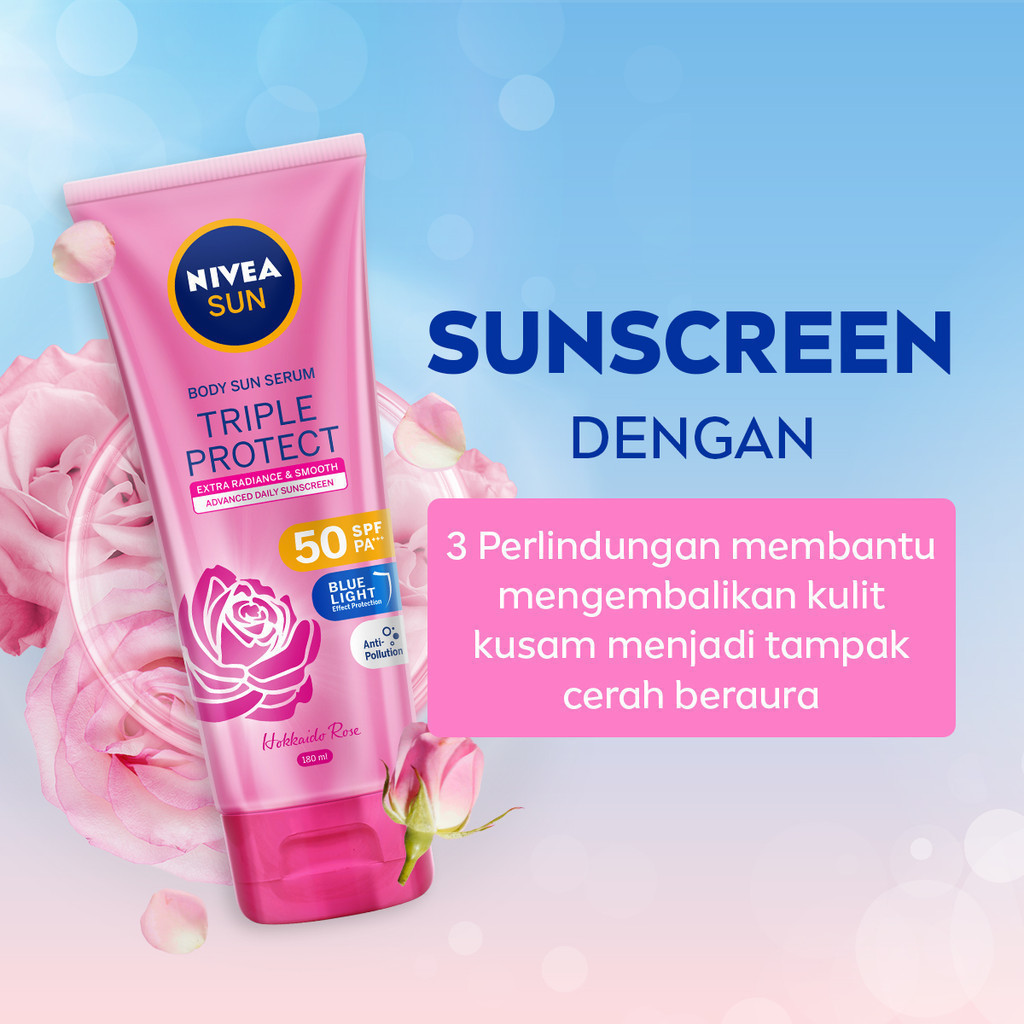 Beiersdorf NIVEA Sun Body Sun Serum Triple Protect Extra Radiance & Smooth SPF 50 PA+++