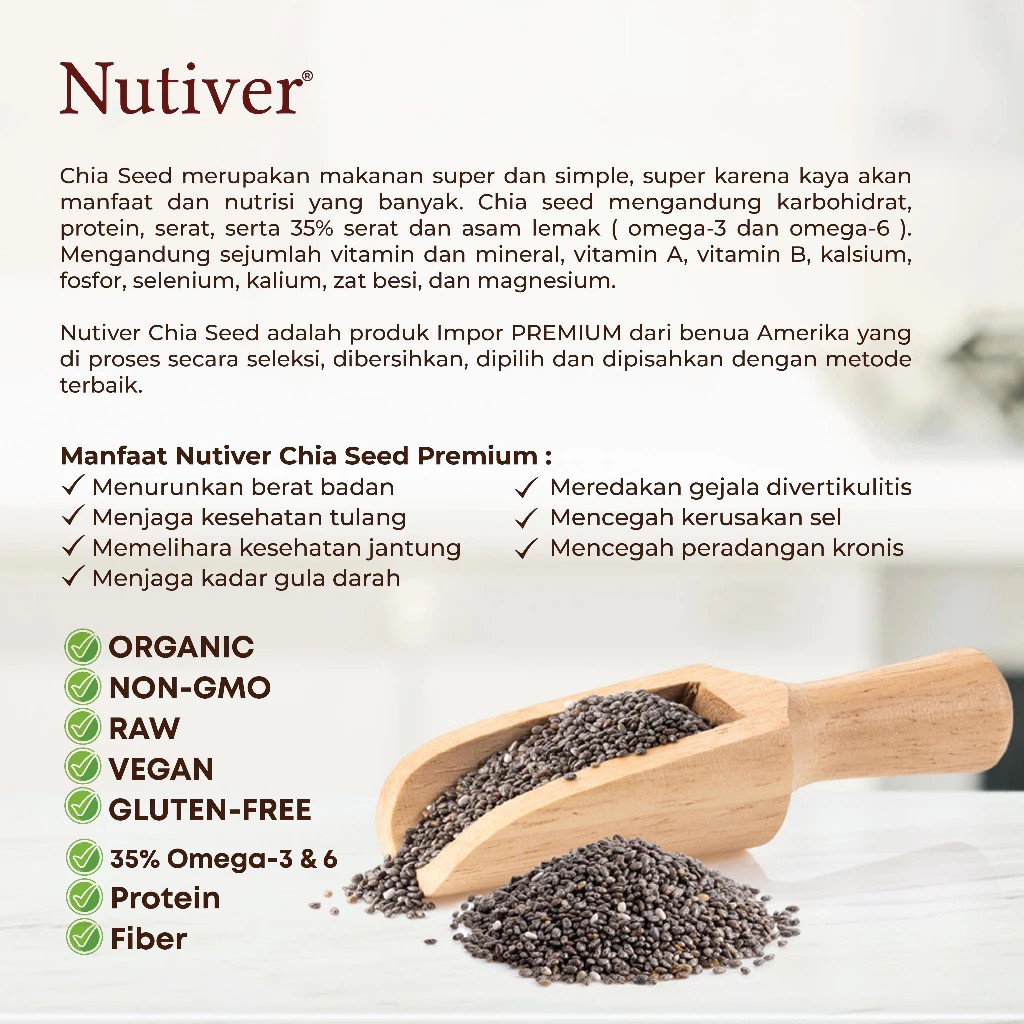 Barooka Global Indonesia Nutiver Chia Seed