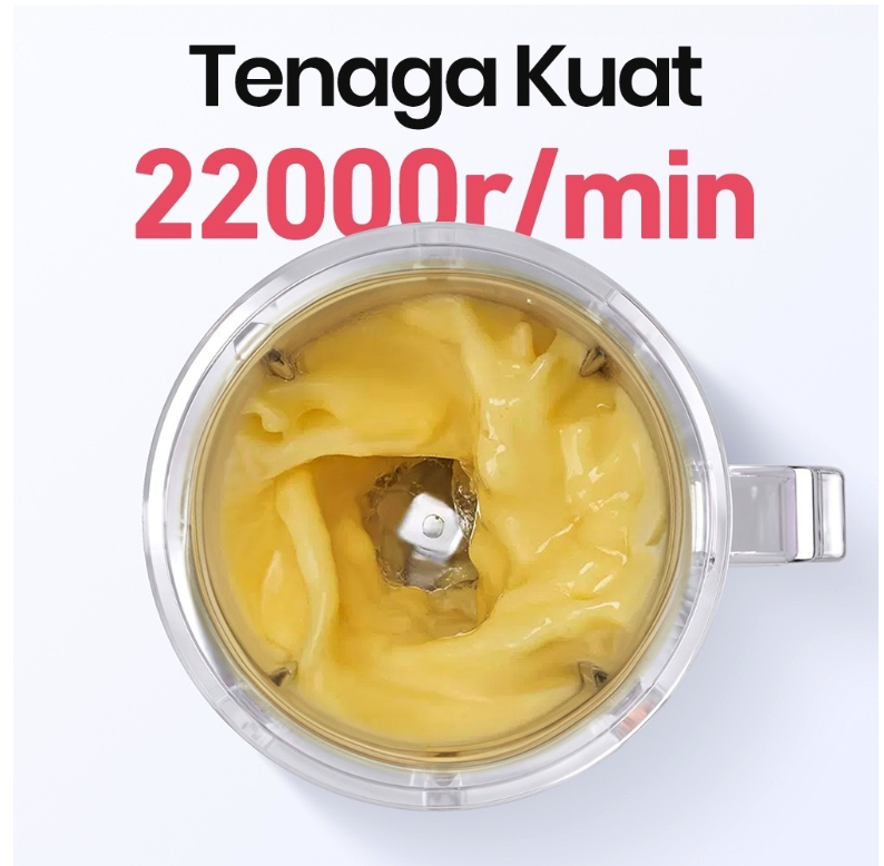 Century Technology Indonesia Mecoo Most Aesthetic 4 in 1 Ice Crusher Blender 