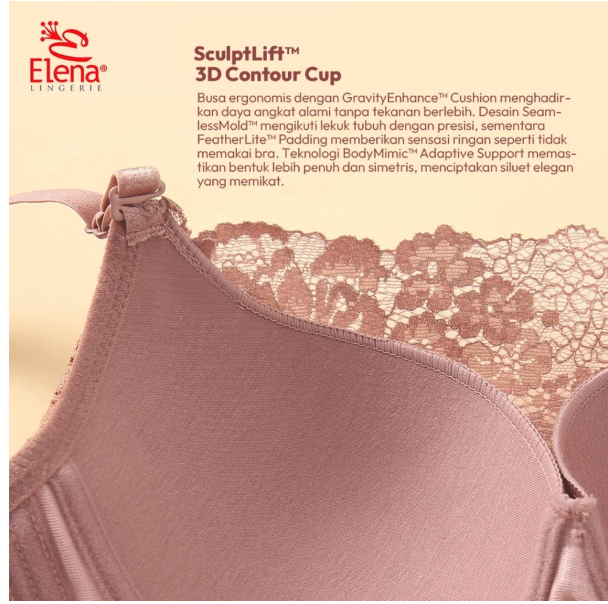 Elena Bra Kawat Full Cup Renda Kemben 4