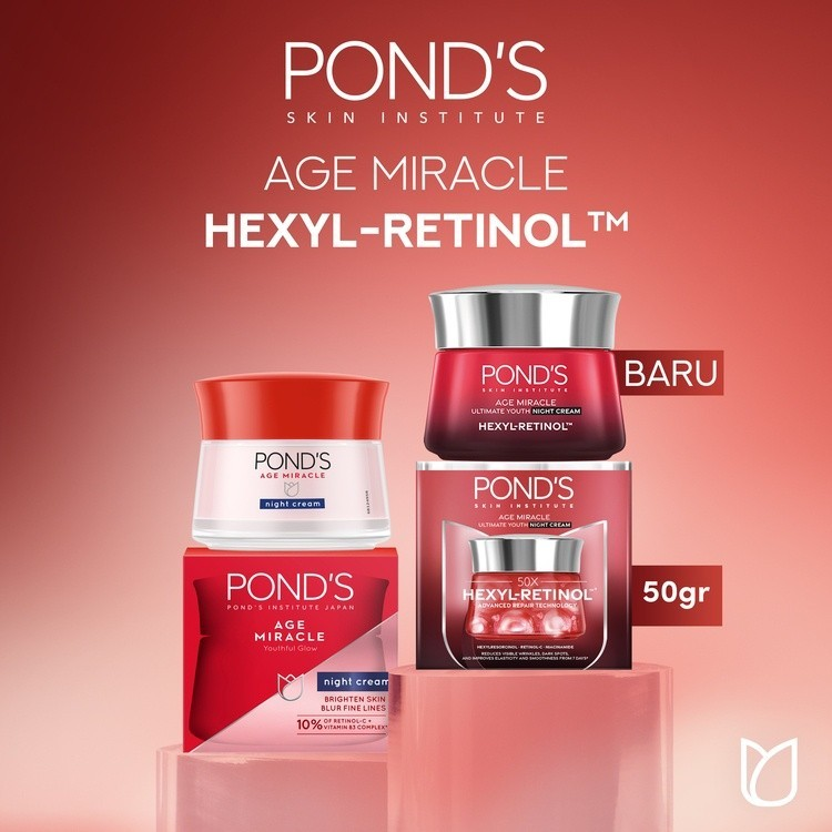 Unilever Indonesia Pond’s Age Miracle Ultimate Youth Night Cream Hexyl-Retinol™