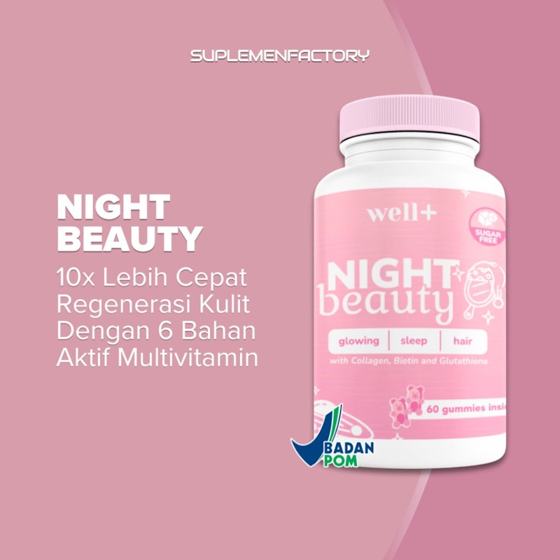 Well+ Night Beauty Sleep Calming and Glowing 2