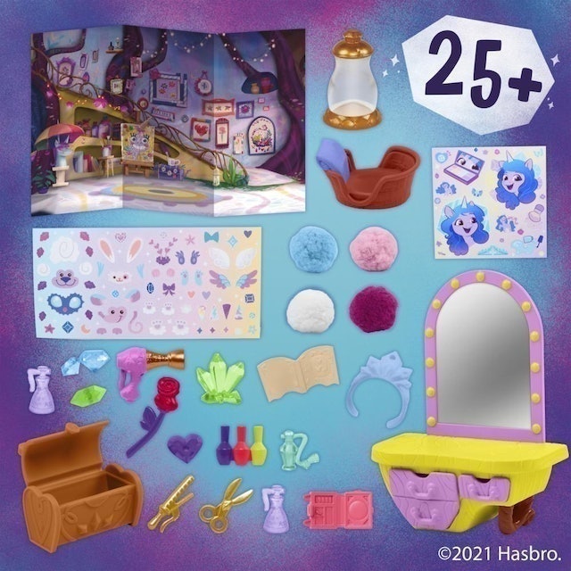 Hasbro My Little Pony: A New Generation Movie Story Scenes Critter Creation Izzy Moonbow F2935