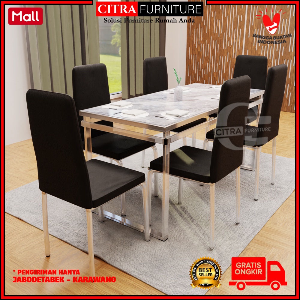 Citra Furniture Dining Table Minimalis Set
