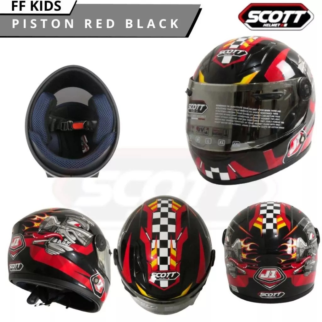Scott Helm Indonesia Scott Helm Anak Full Face FF Kids J-1