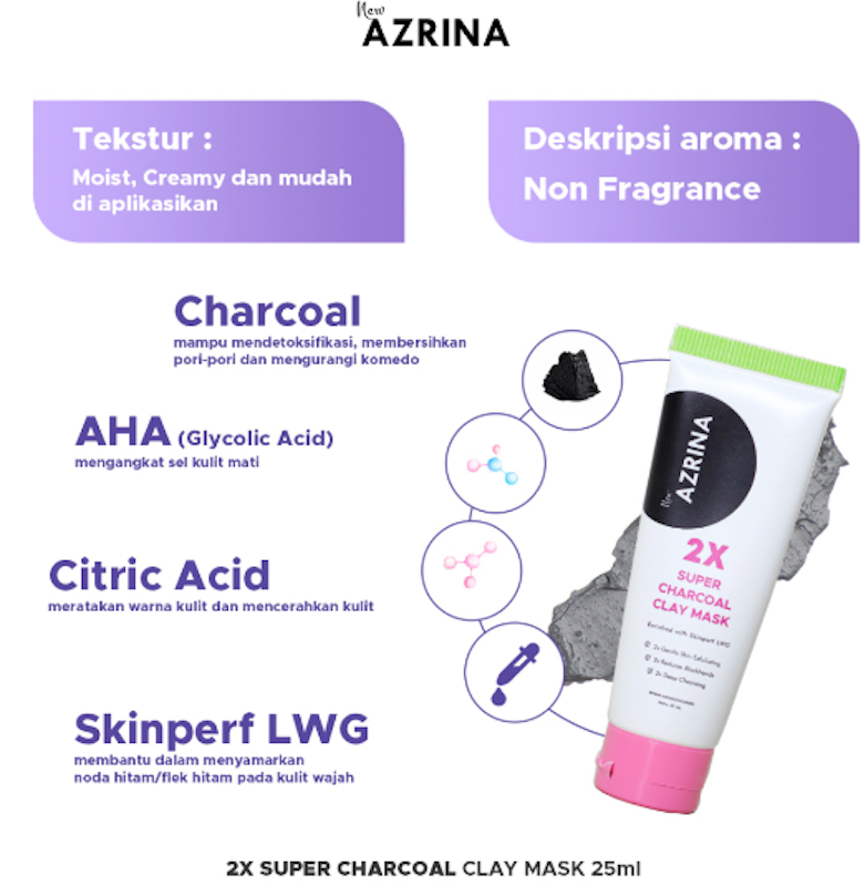 2x Super Charcoal Clay Mask 5