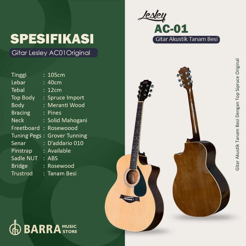 Lesley Akustik Elektrik Eq 7545R AC01