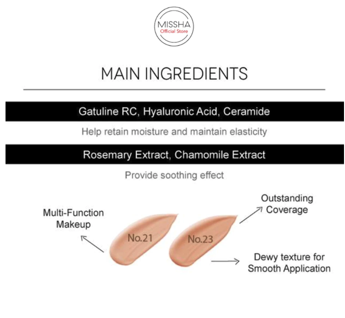 ABLE C&C MISSHA M Perfect Cover BB Cream SPF 42 PA+++ No. 21 Light Beige