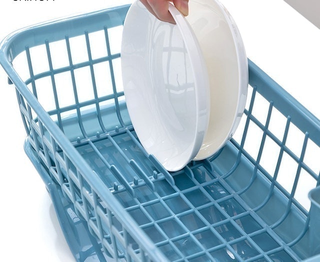 Oxihom Rak Pengering Piring Buah Sayur Plastik Dish Drain Basket K8021
