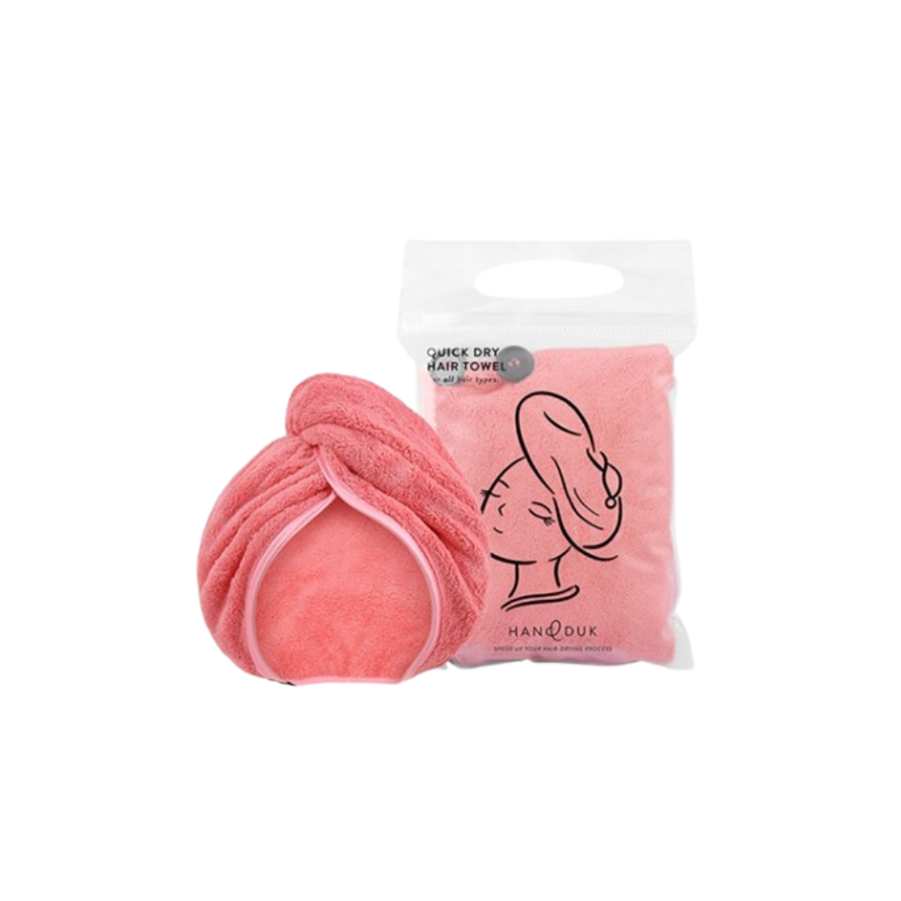 Handduk By Today Coral Velvet Microfiber Hair Towel