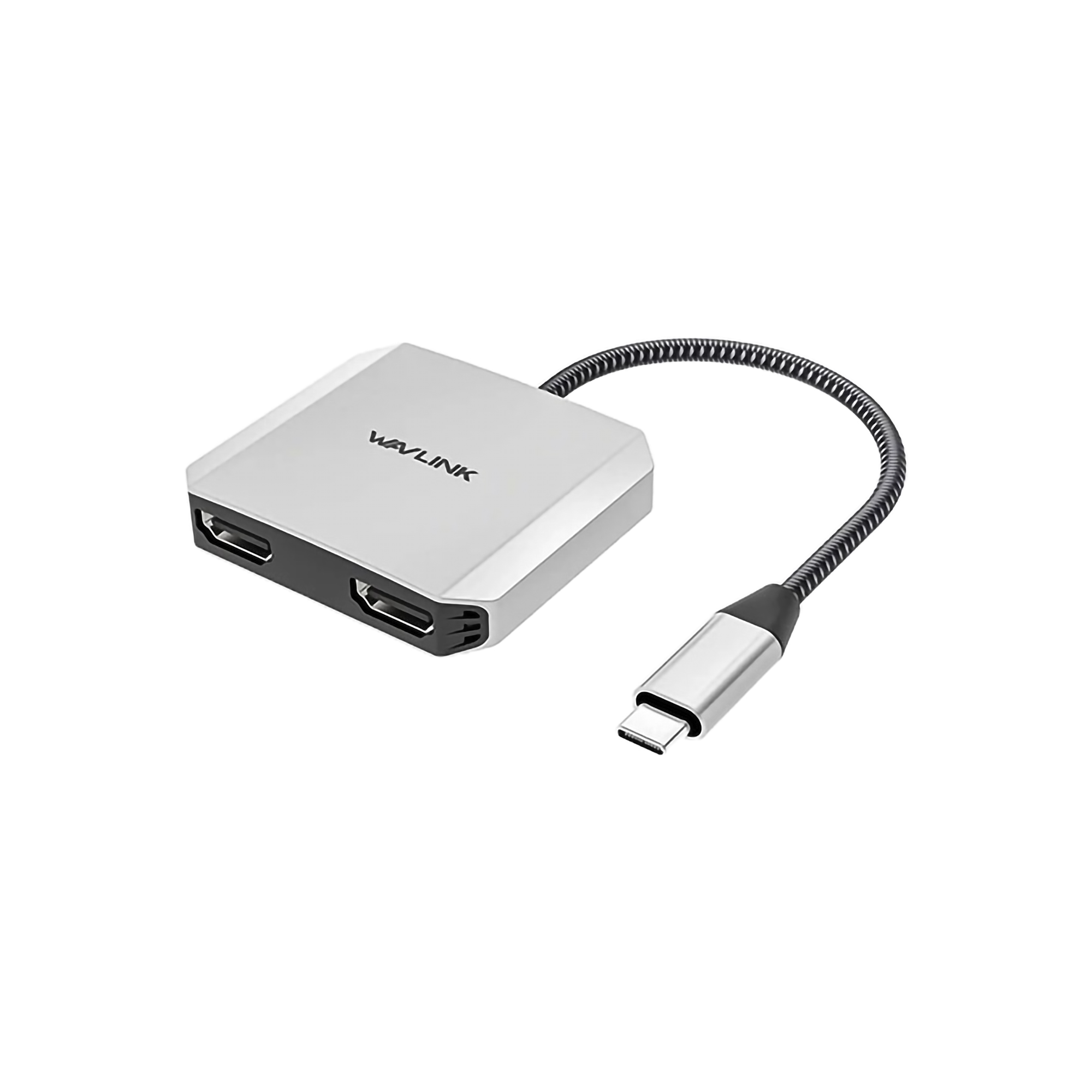 WAVLINK USB C to Dual 4K HDMI Adapter 3-In-1