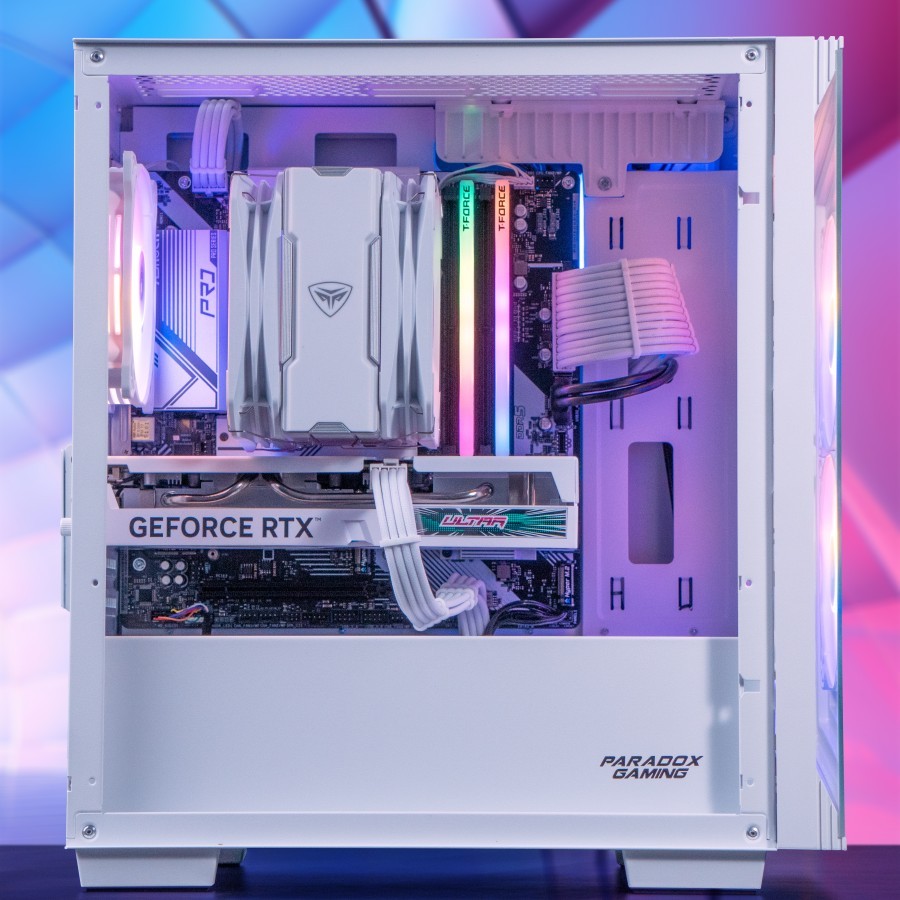 COC Komputer COC HOLY BOX PC Rakitan Intel DDR5 White V10.0