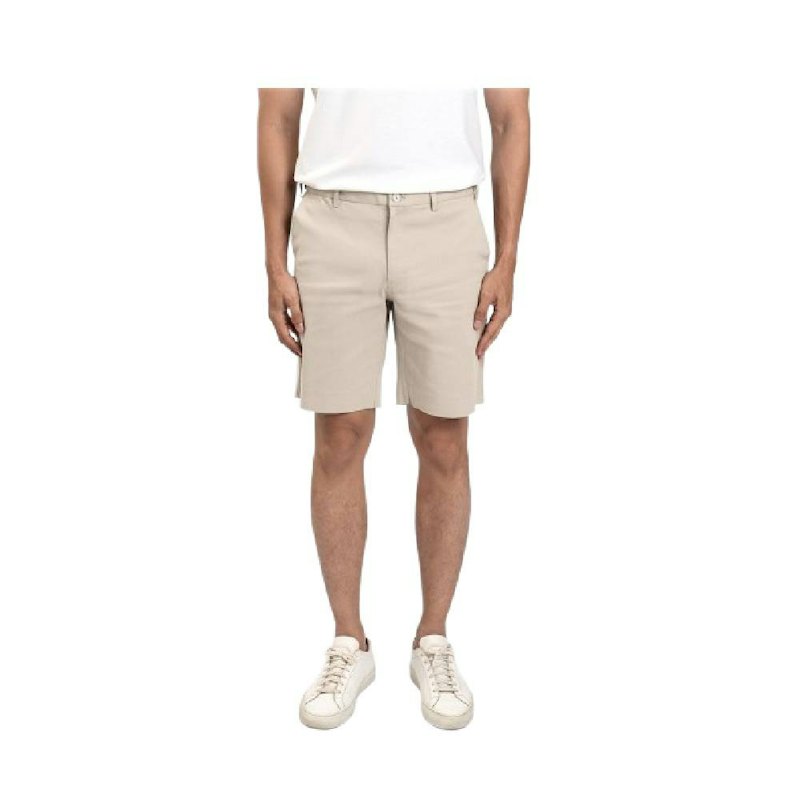 BLUEBUTTON Celana Pendek Pria Premium Chino Cream 1