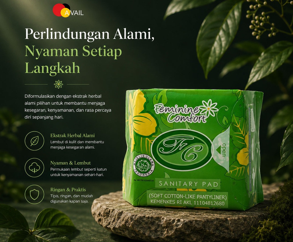Avail Feminine Comfort Soft Cotton-Like Pantyliner