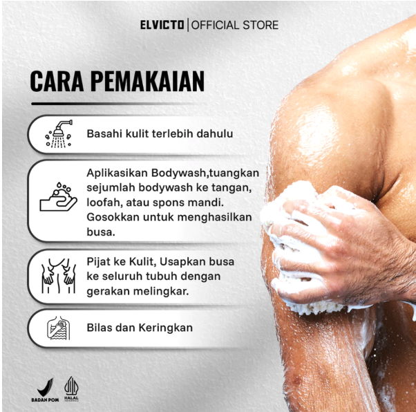  Elvicto Men Recharging Body Wash