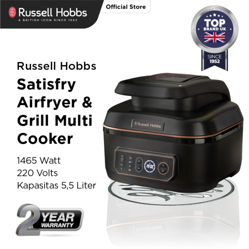 Ravalindo Megah Perkasa Russell Hobbs Satisfry Airfryer & Grill Multicooker