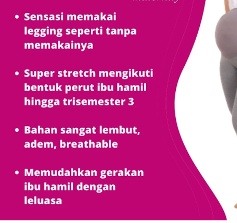 Eve Maternity Legging Hamil Bamboo 2