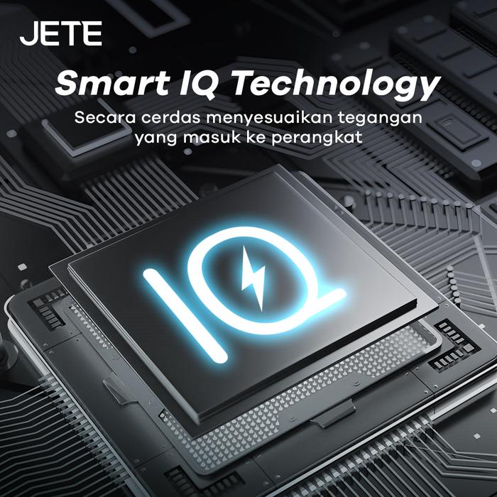 Doran Sukses Indonesia JETE Adaptor MFI Fast Charging 20W + Kabel USB Type C to Lightning EM1